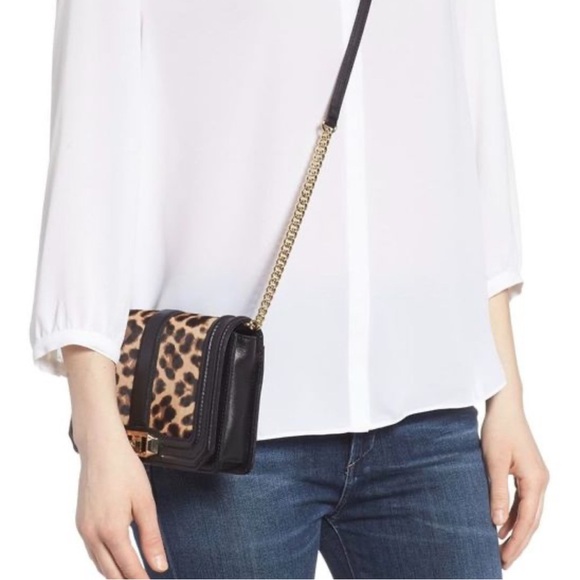 Rebecca Minkoff small love leopard crossbody - Picture 2 of 15